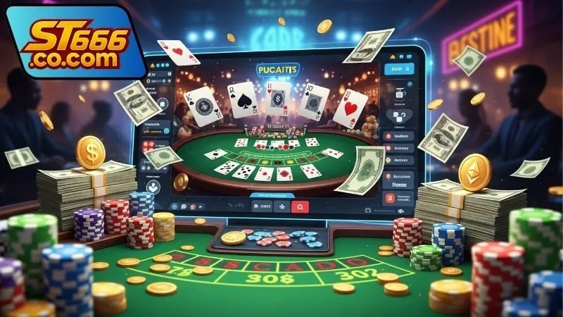 Ưu điểm khi chơi game bài tại ST666